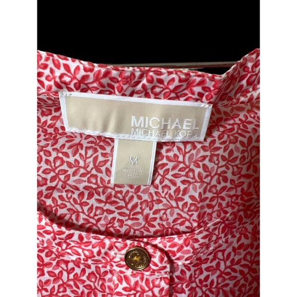 Michael Michael Kors Spring Bud Button Down Top - Picture 4 of 4